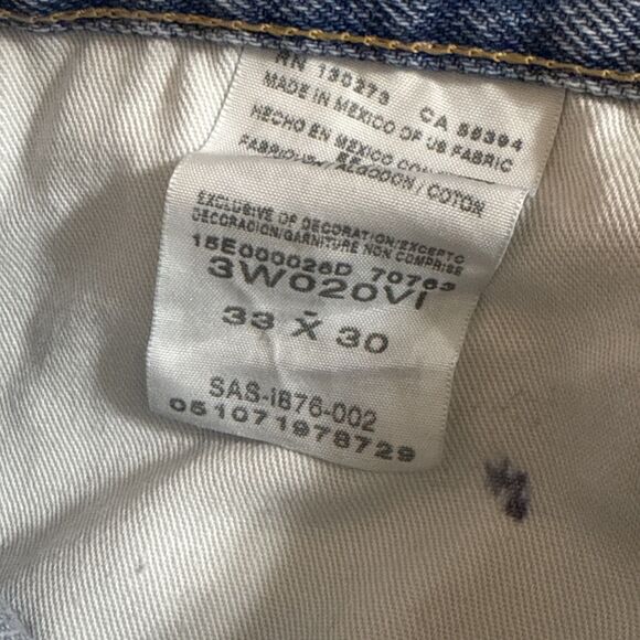 Wrangler Riggs Workwear Jeans Mens 33x30 Blue Carpenter Hammer Loop Denim - Picture 11 of 11